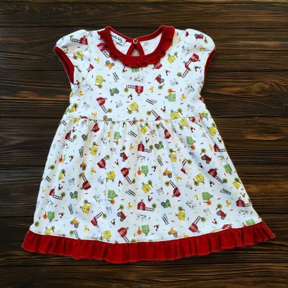 Magnolia Baby Farm Dress Size 18M - Picture 1 of 5